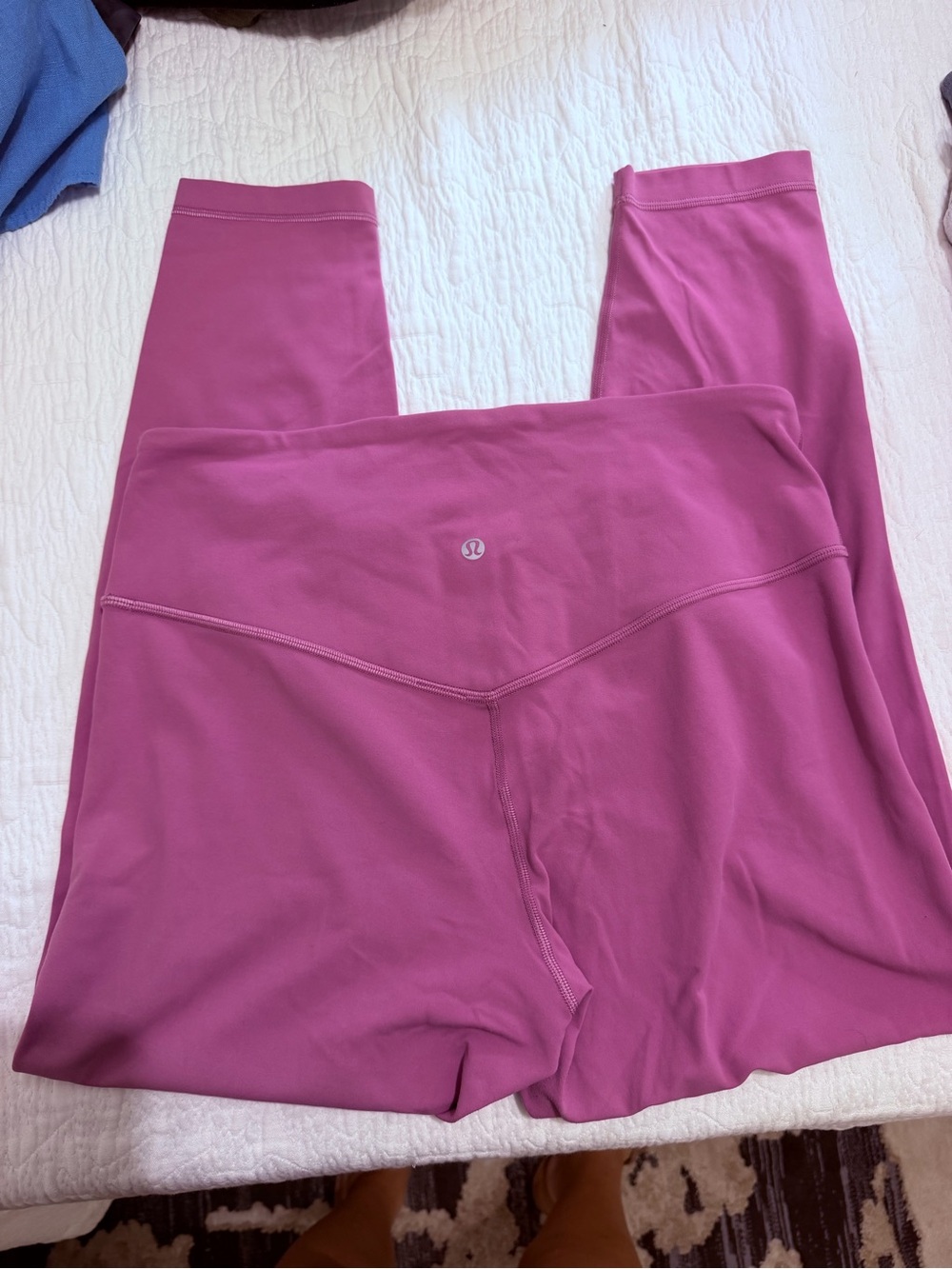 Lululemon Pink Align v front leggings